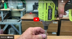 Slotted Screwdriver Holder