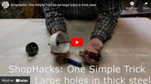 Steel Plate Hole Cutting Method