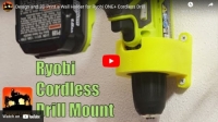 Cordless Drill Wall Holster