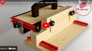 Adjustable Table Saw Push Block