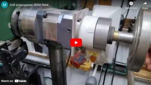 Drill Press Power Down Feed