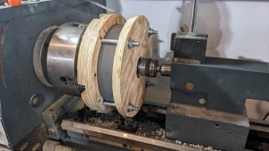 Lathe Wheel Boring Clamp