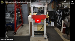 Hydraulic Press Table Lift