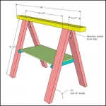 Folding Sawhorse