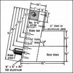 Saw Blade Sharpening Jig