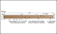 Shelf Hole Drilling Jig