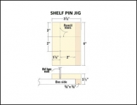 Shelf Pin Jig