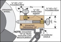 Grinder Wheel Dressing Jig