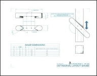 Octagonal Layout Gauge