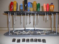 Keyboard Screwdriver Rack