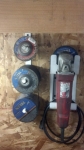 Grinder and Abrasive Disc Storage