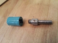 Hole Saw Mandrel Modification