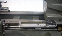 Longitudinal Axis DRO for a Lathe