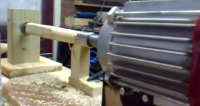 Bench-Mounted Wood Lathe