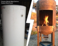 Outdoor Wood Heater