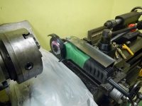 Angle Grinder Lathe Mount