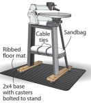 Scrollsaw Stabilizing System