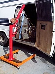 Pickup Hoist on Dolly