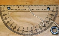 Tree Height Angle Gauge